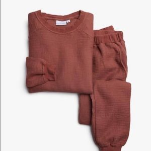 Women's Waffle Lounge Set XS